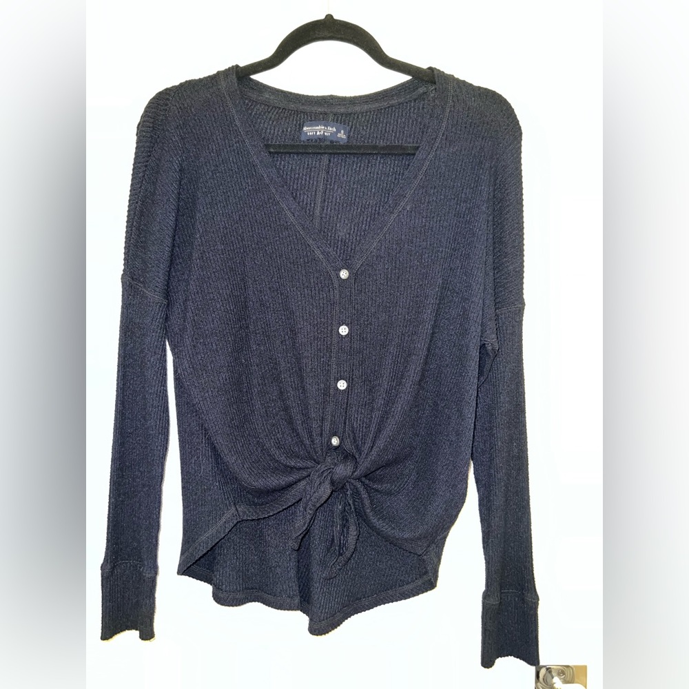 Abercrombie Long Sleeve Waffle Knit Small
